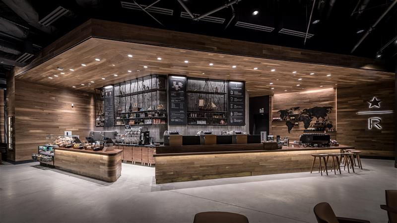 Starbucks Reserve Bar am Brookfield Place, NY. Bild mit Genehmigung von Starbucks.  