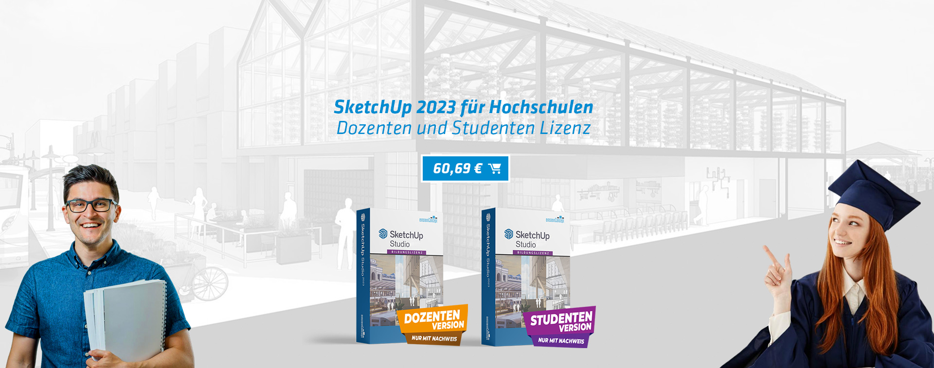 SketchUp für Hochschulen - Dozenten & Studenten Lizenz